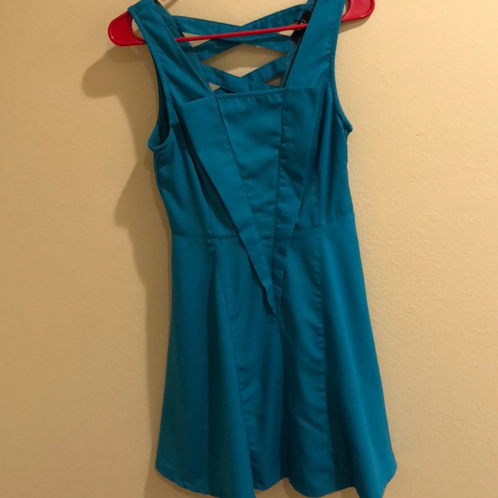 Turquoise dress